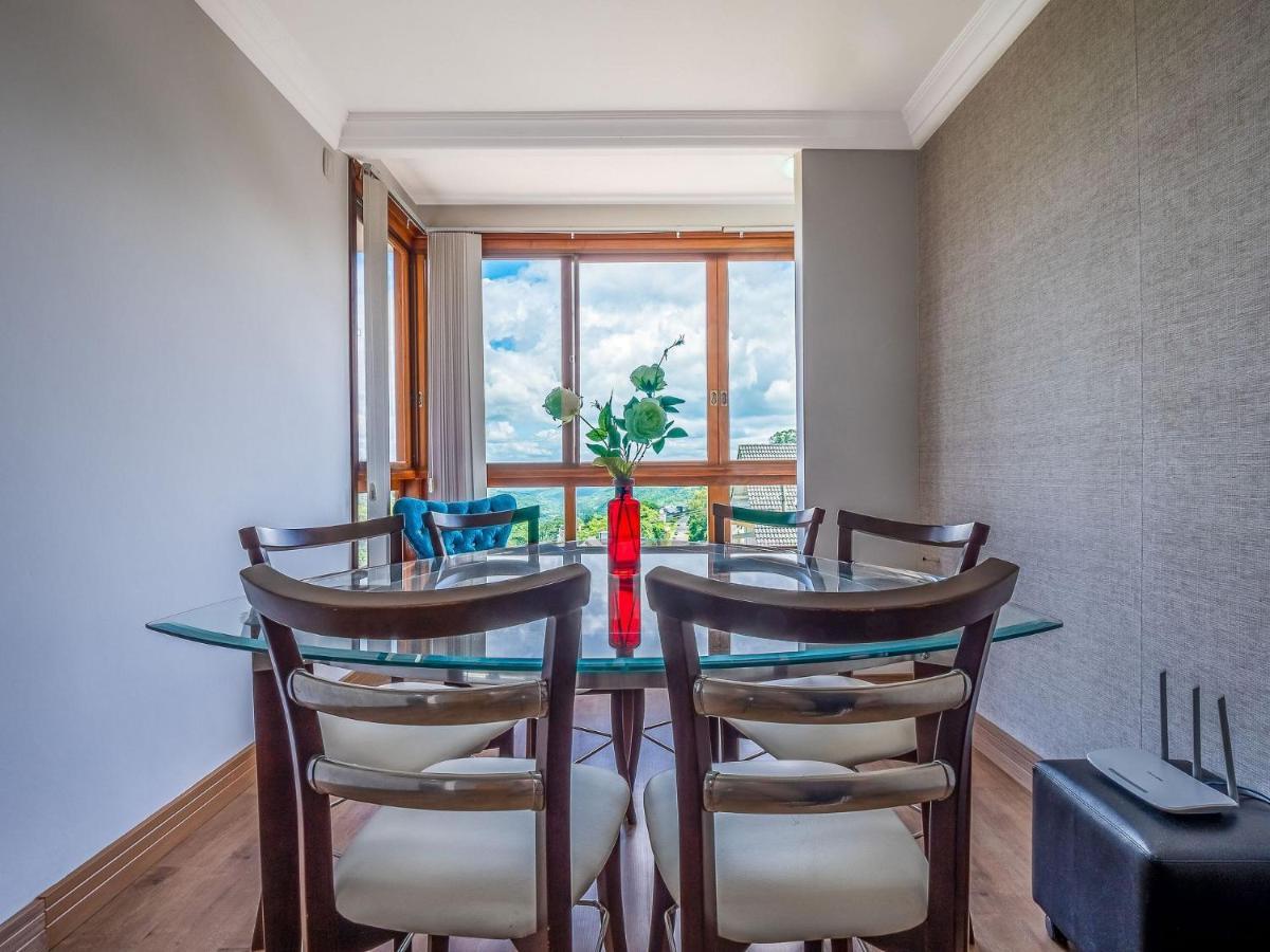 Cristo Rei 302 - Apartamento Em Gramado - Vista Para O Vale Apartment Luaran gambar